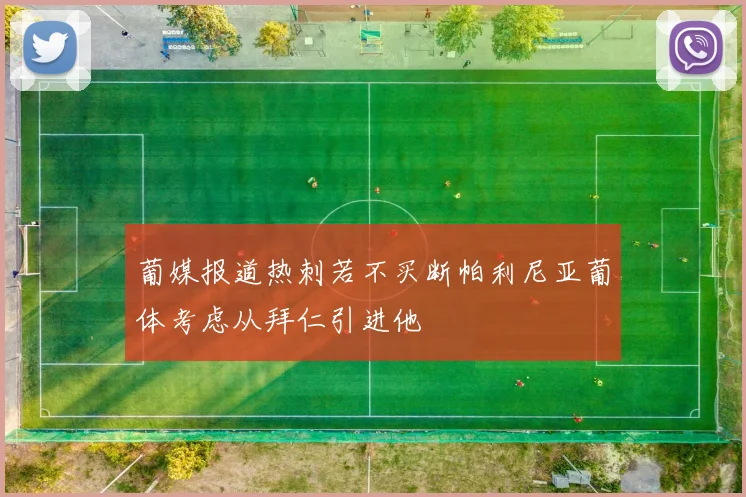 葡媒报道热刺若不买断帕利尼亚葡体考虑从拜仁引进他